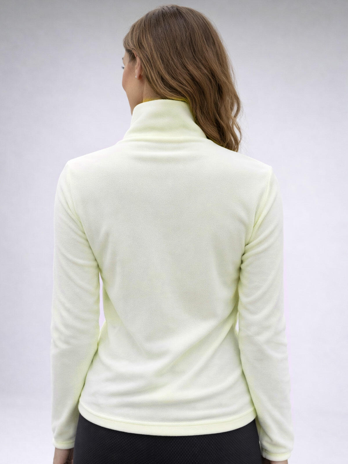 Bluza polarowa z wysokim kołnierzem