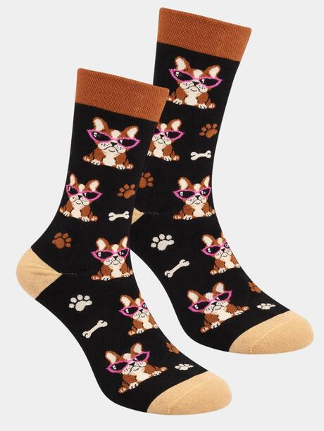 Skarpety bawełniane ze wzorem