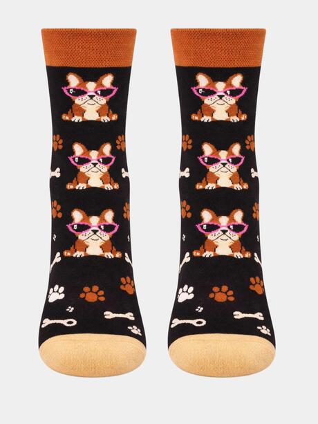 Skarpety bawełniane ze wzorem