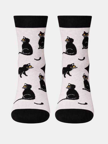 Wysokie skarpety ze wzorem