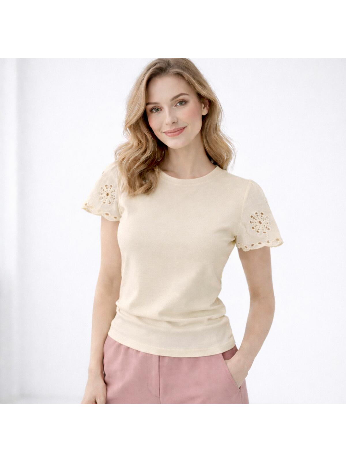 Bluzka z ażurowym rękawami