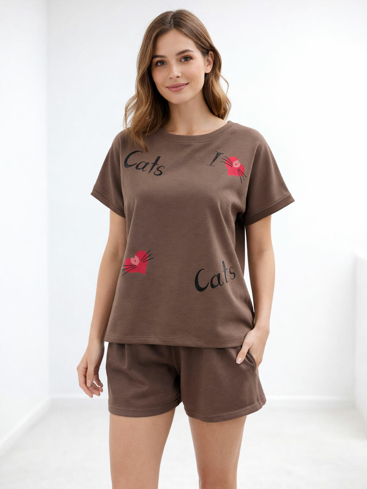 Bawełniana bluzka z printem