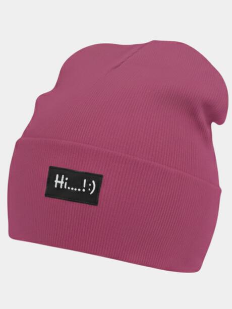 Czapka bawełniana z naszywką