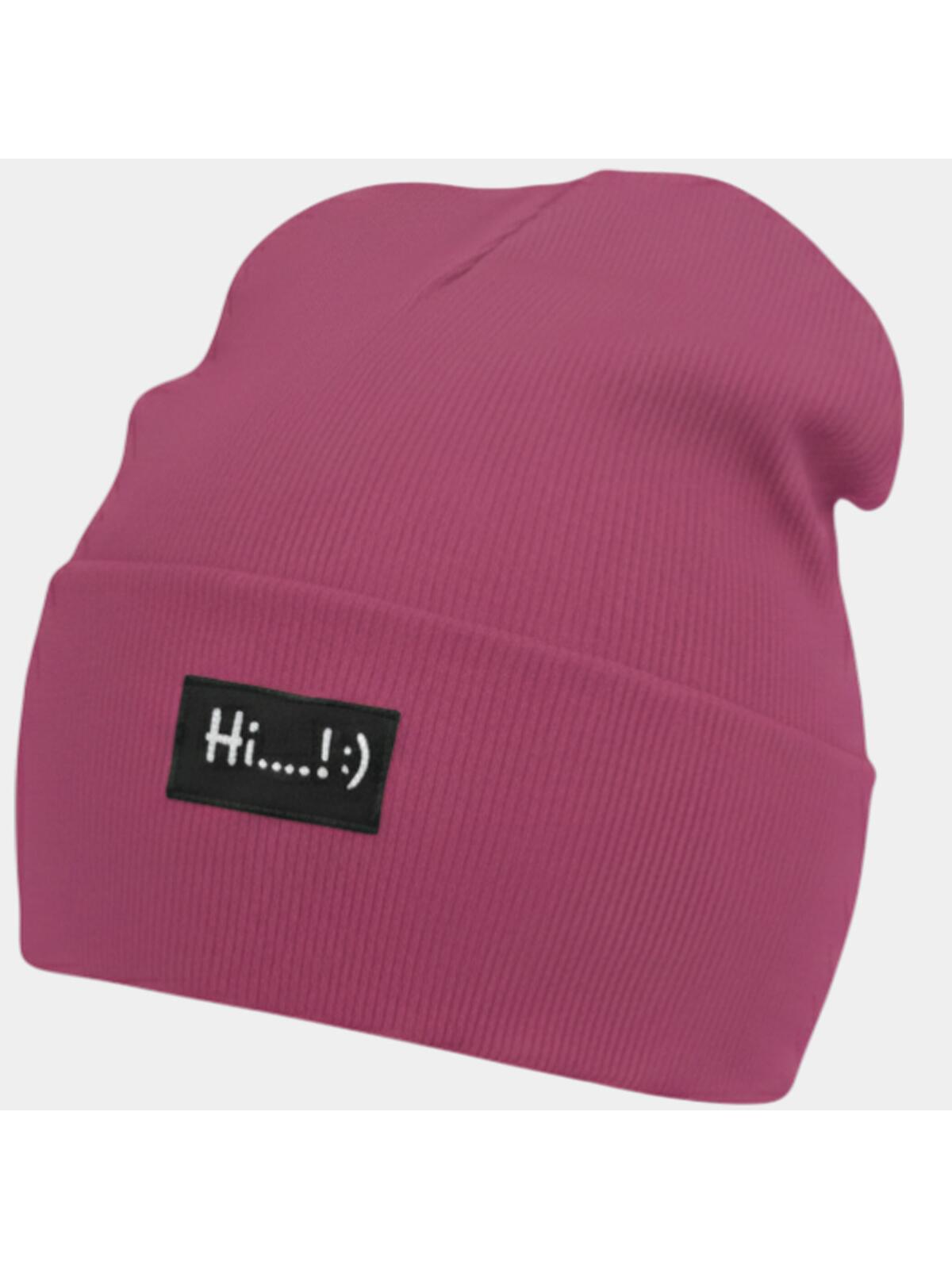 Czapka bawełniana z naszywką