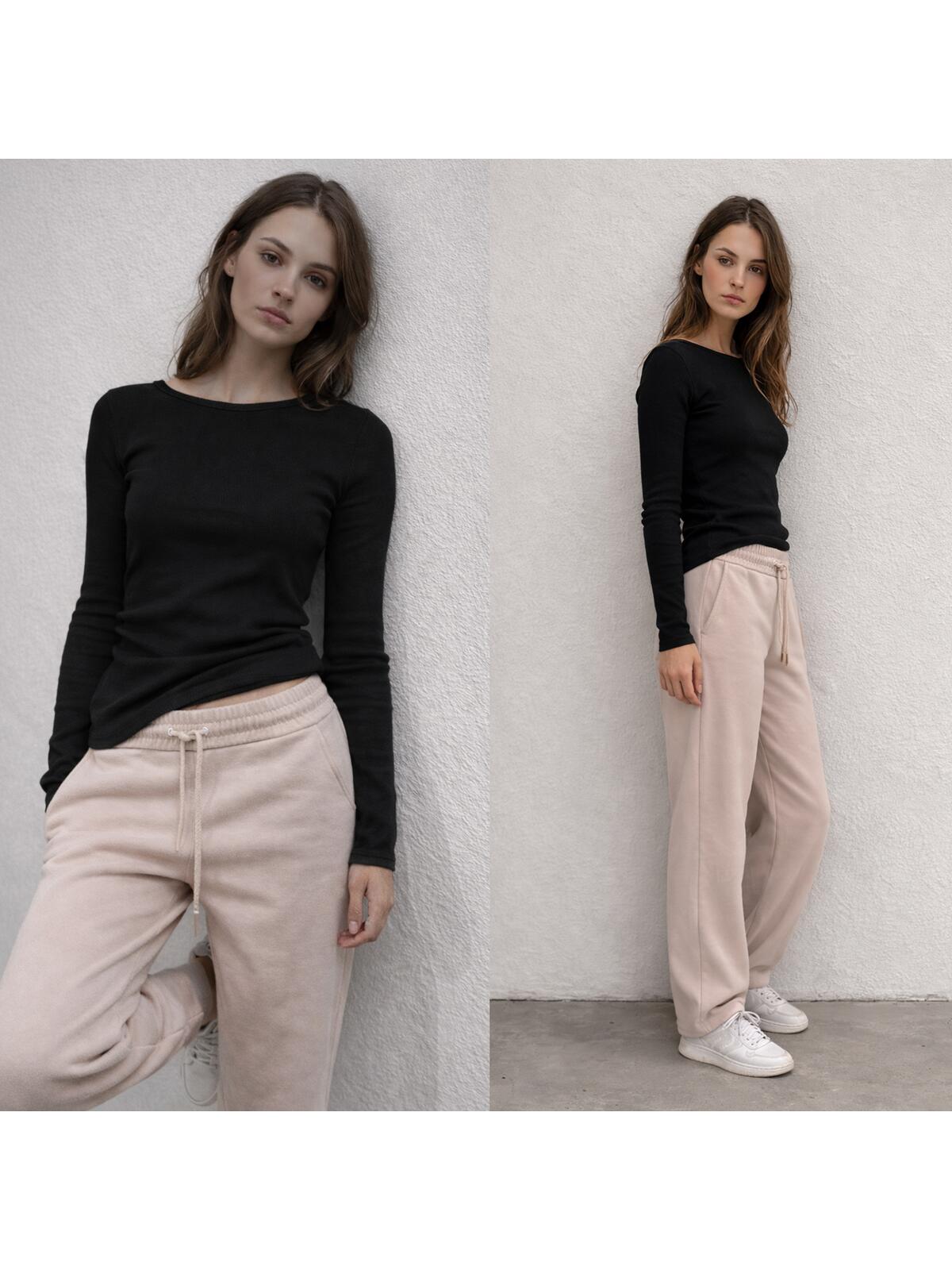 Bluzka bawełniana w prążek