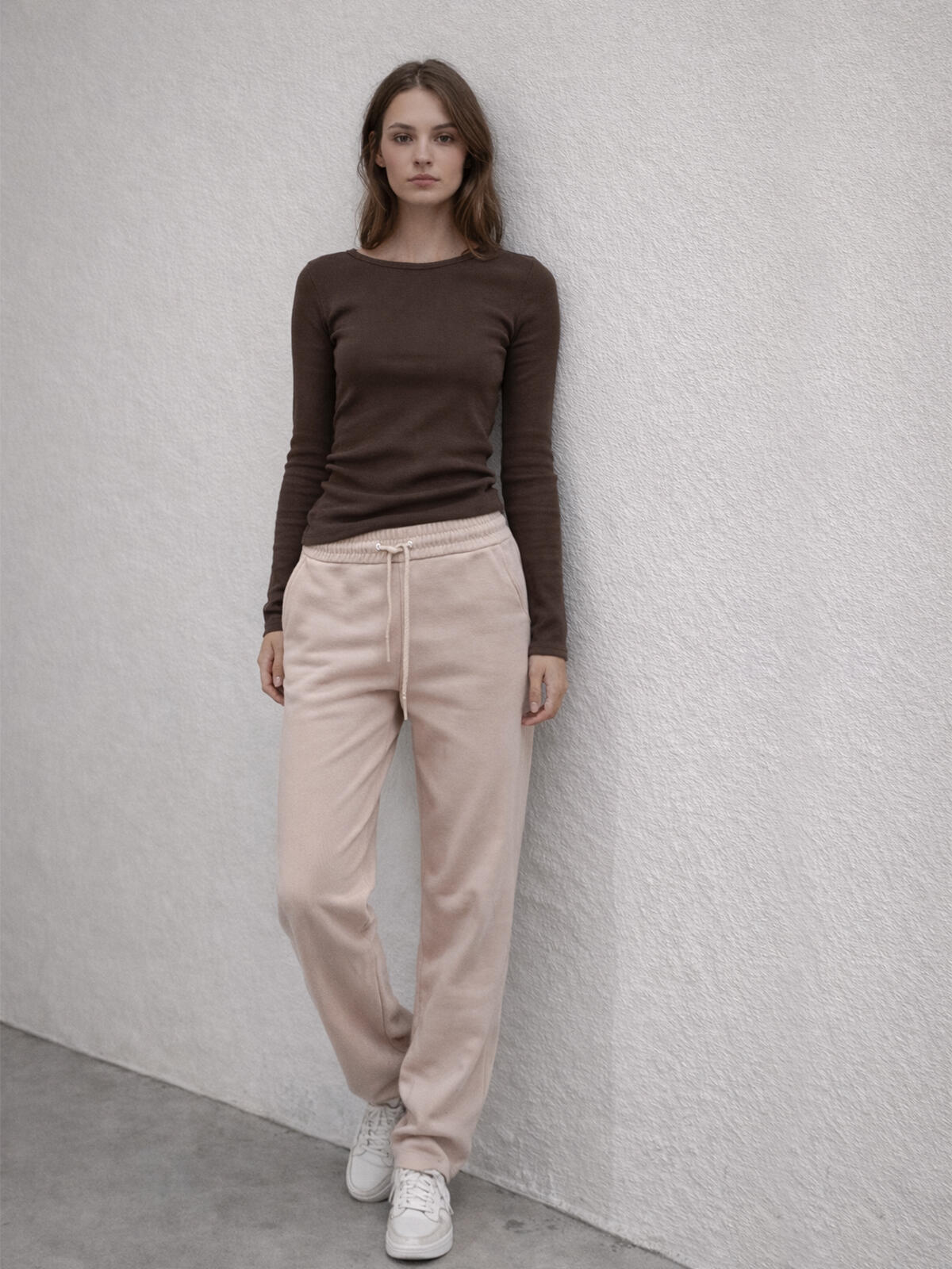 Bawełniana bluzka w prążek