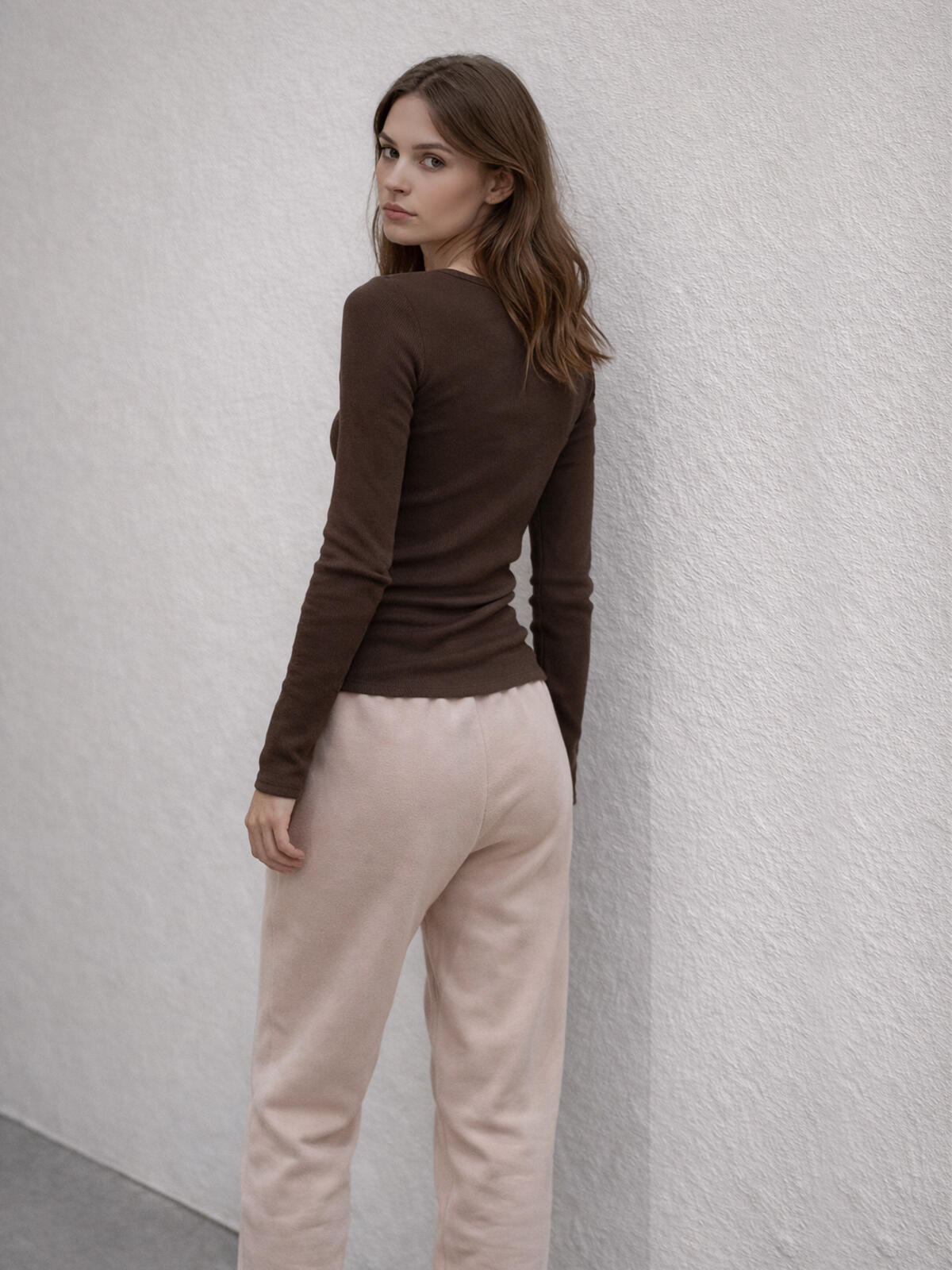 Bawełniana bluzka w prążek