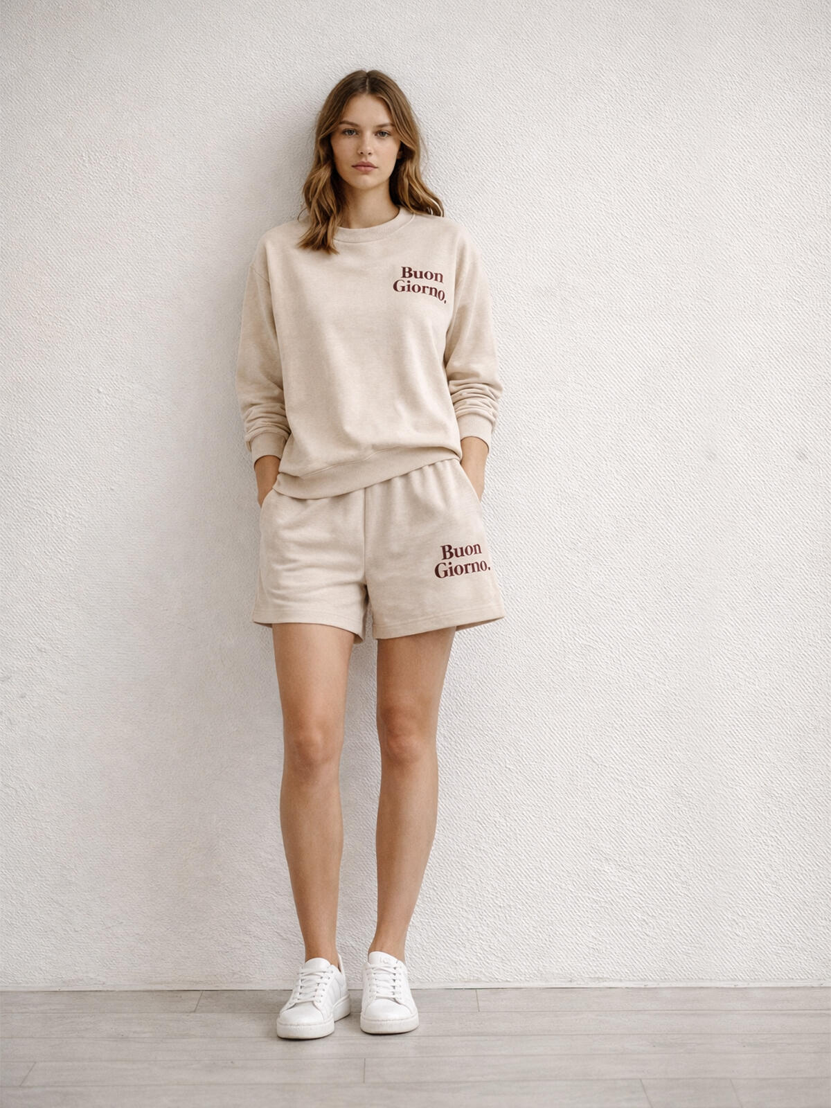 Minimalistyczna bluza z bawełną