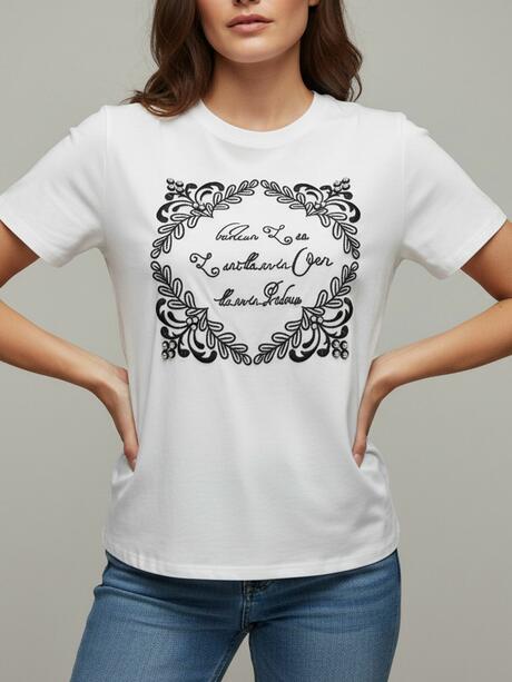 T-shirt bawełniany z grafiką