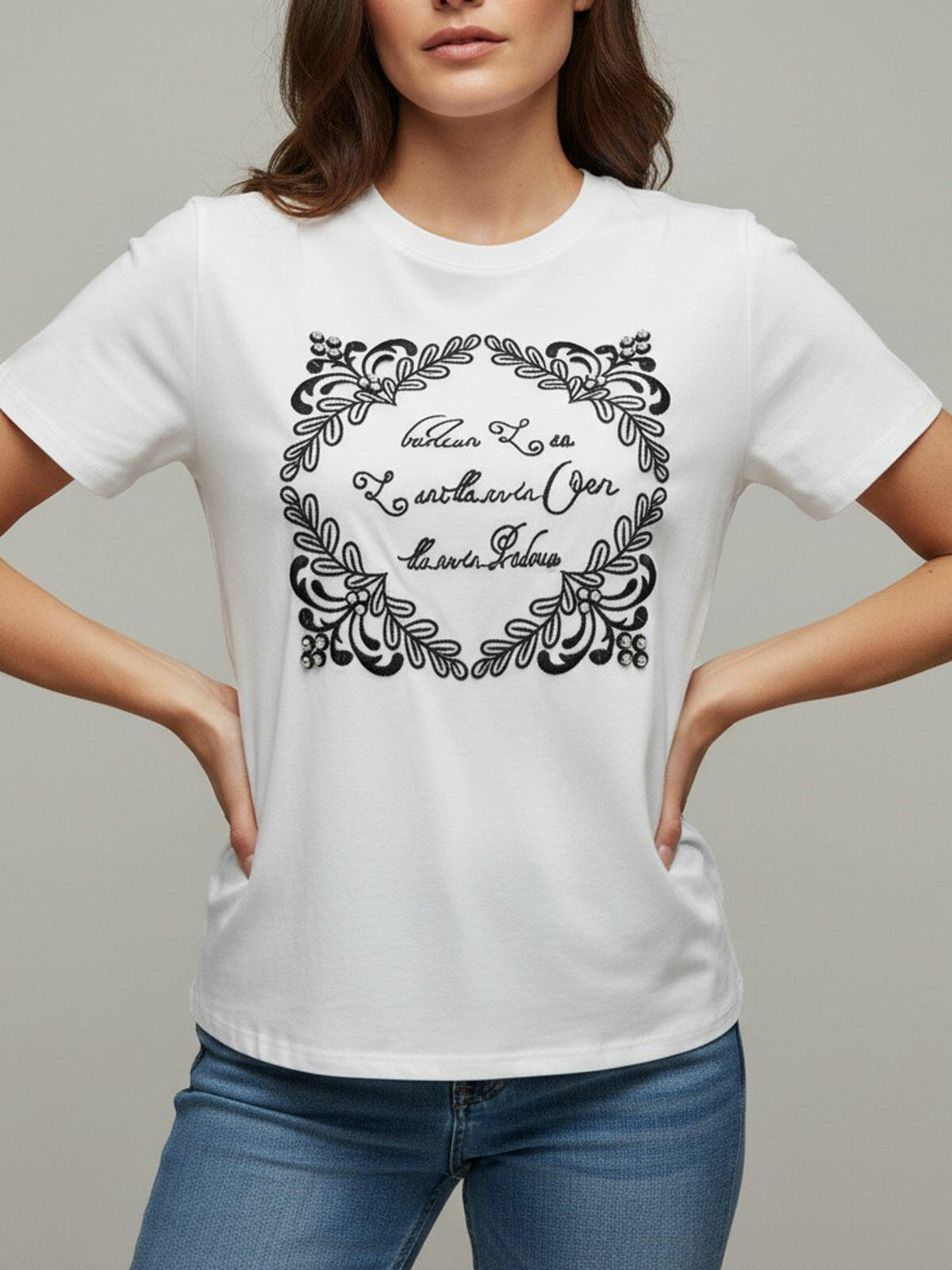 T-shirt bawełniany z grafiką