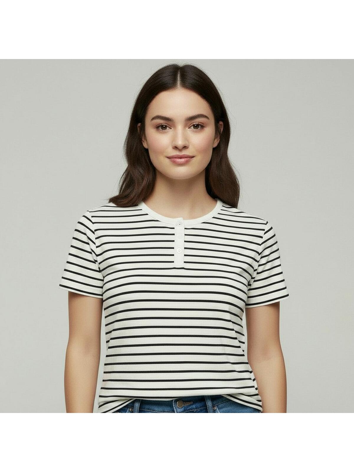 Bawełniana bluzka w paski