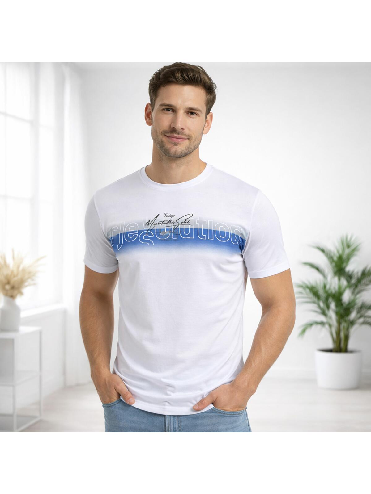 T-shirt bawełniany z nadrukiem