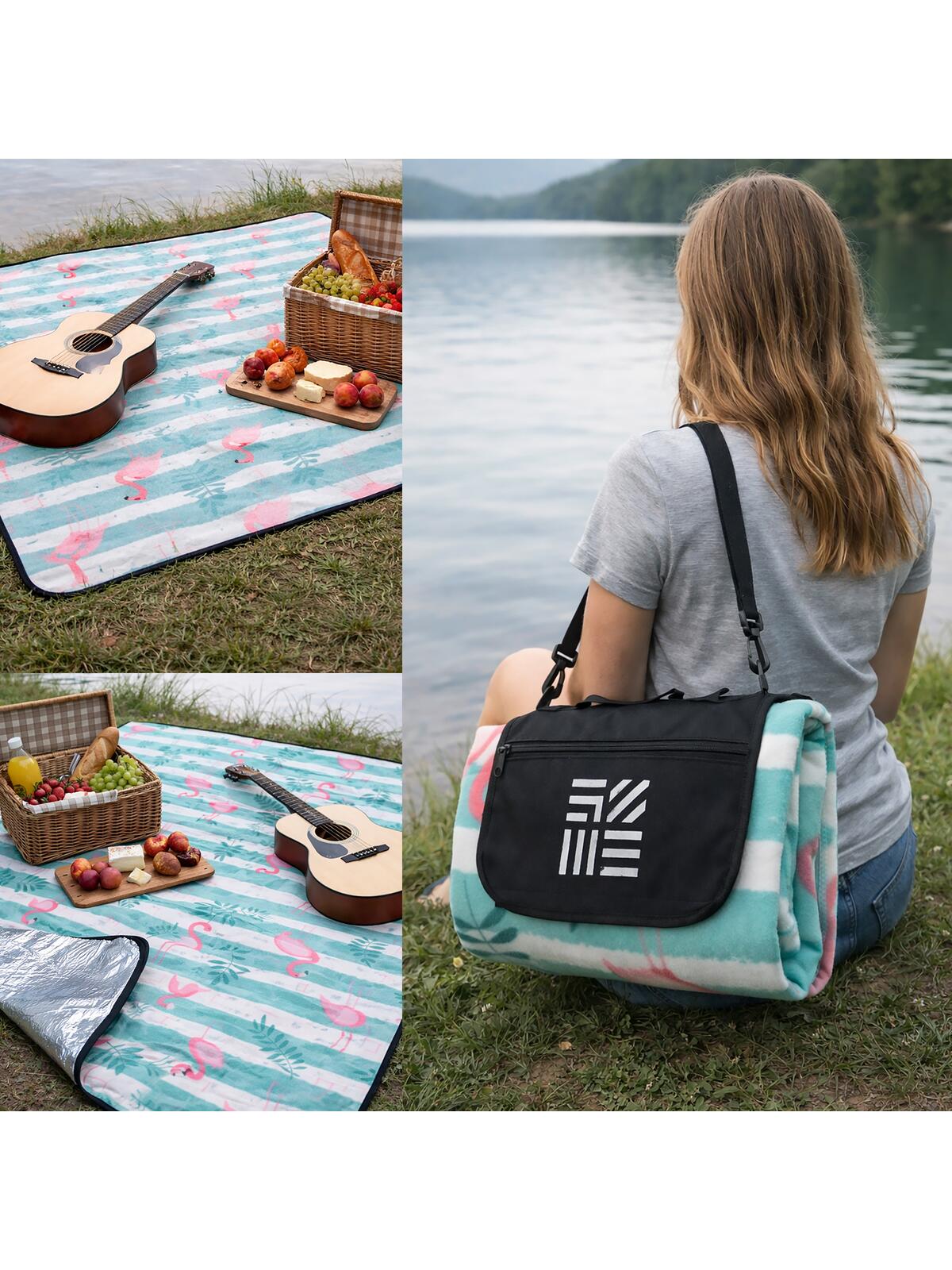 Składany koc piknikowy