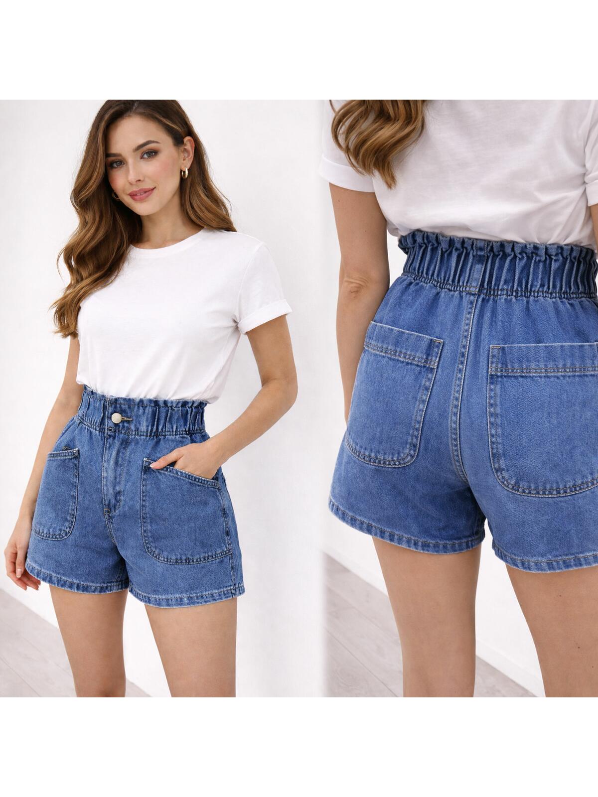 Szorty z wysokim stanem