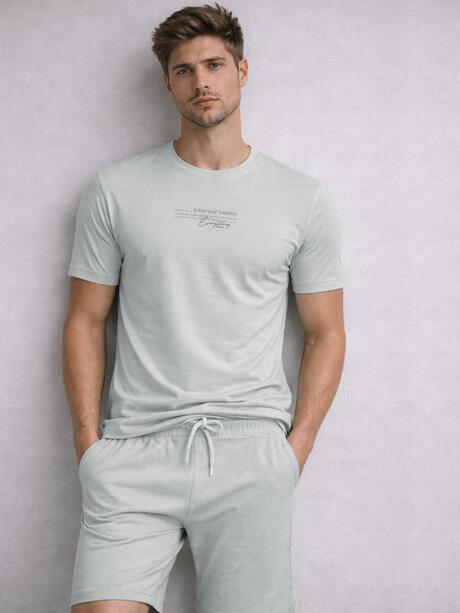 T-shirt bawełniany z nadrukiem