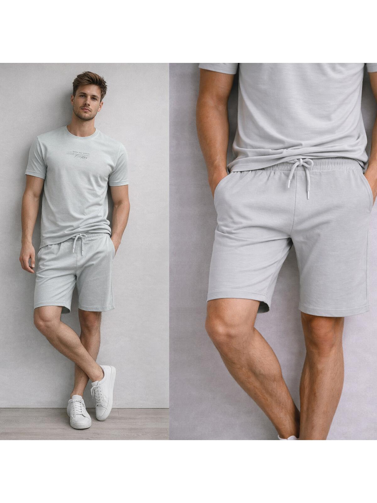 Bawełniane szorty z kieszeniami