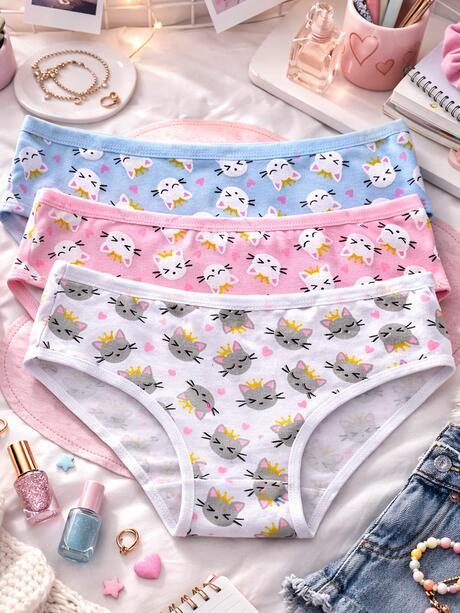 Majtki dziewczęce 3-pak