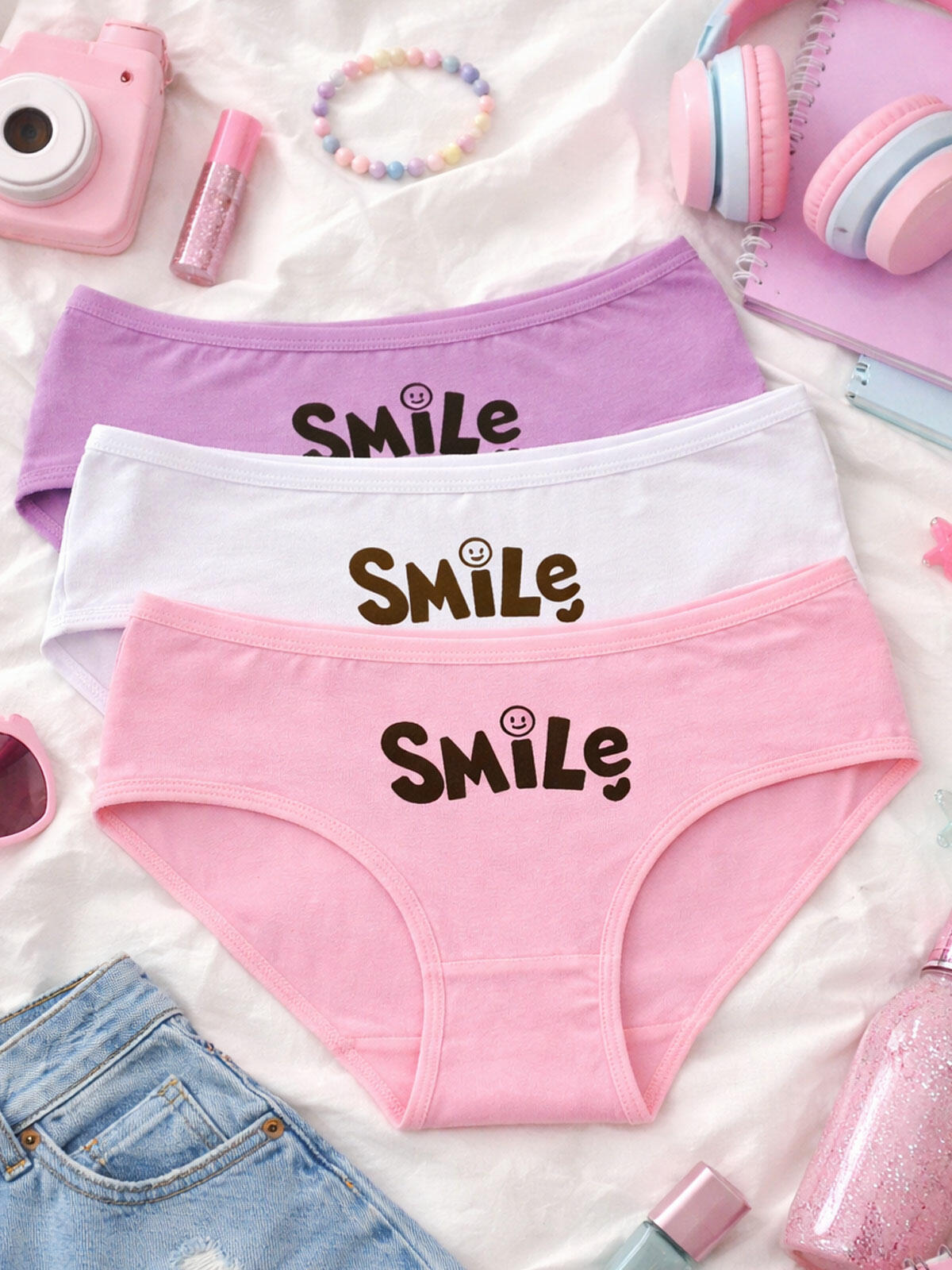 Majtki dziewczęce 3-pak