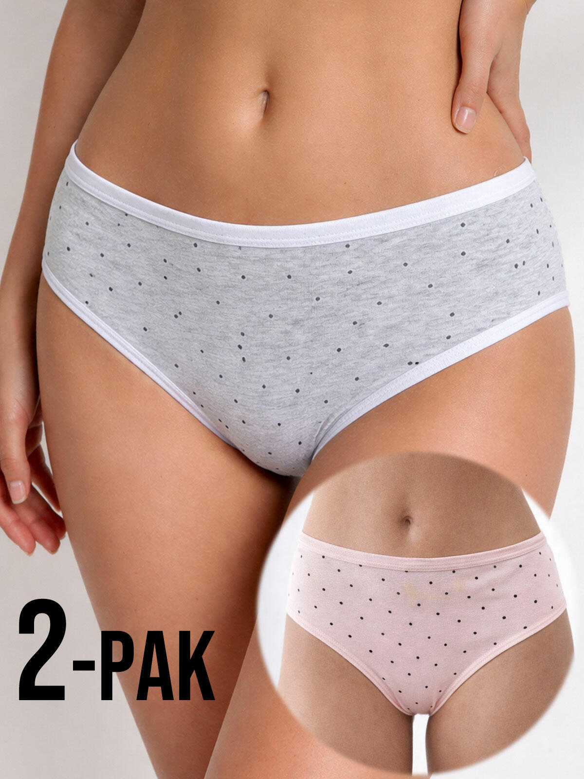 Majtki bawełniane 2-pak