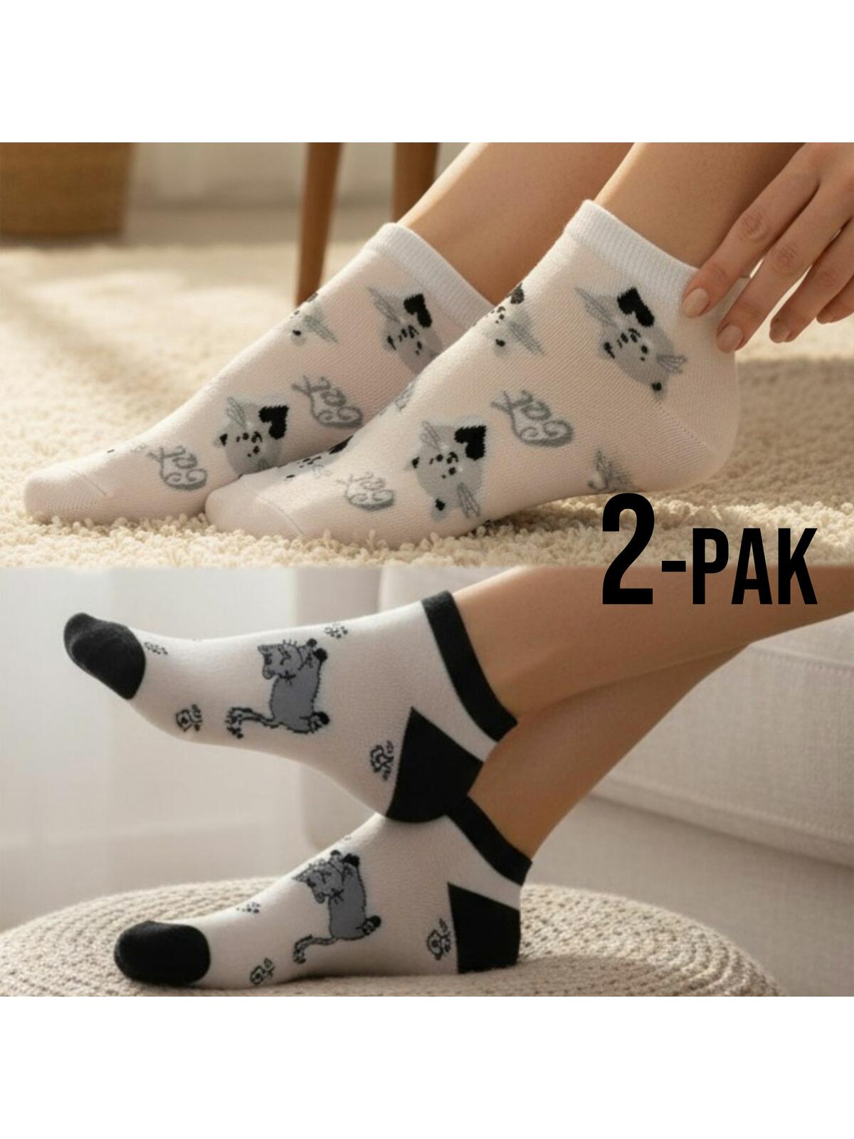 Skarpetki damskie 2-pak 35/38
