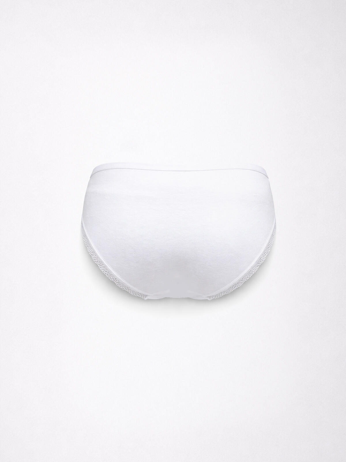 Majtki bawełniane z koronką 2-pak