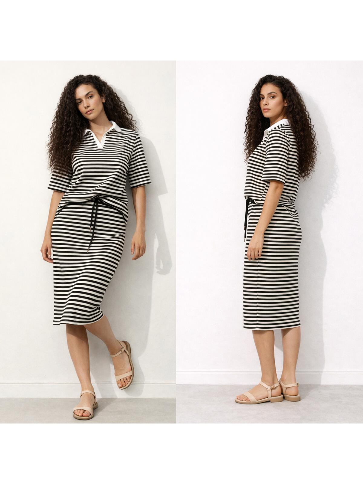 Spódnica bawełniana z kieszeniami