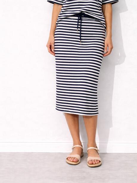Spódnica midi z kieszeniami
