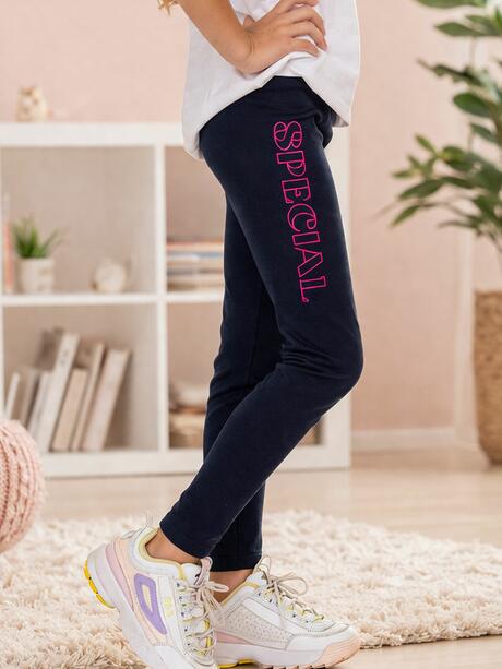 Bawełniane legginsy z nadrukiem