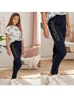 Bawełniane legginsy z nadrukiem