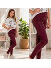 Bawełniane legginsy z nadrukiem