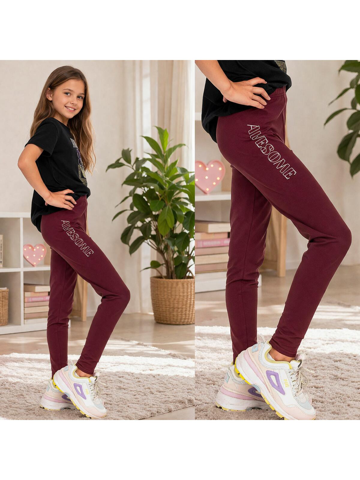 Bawełniane legginsy z nadrukiem