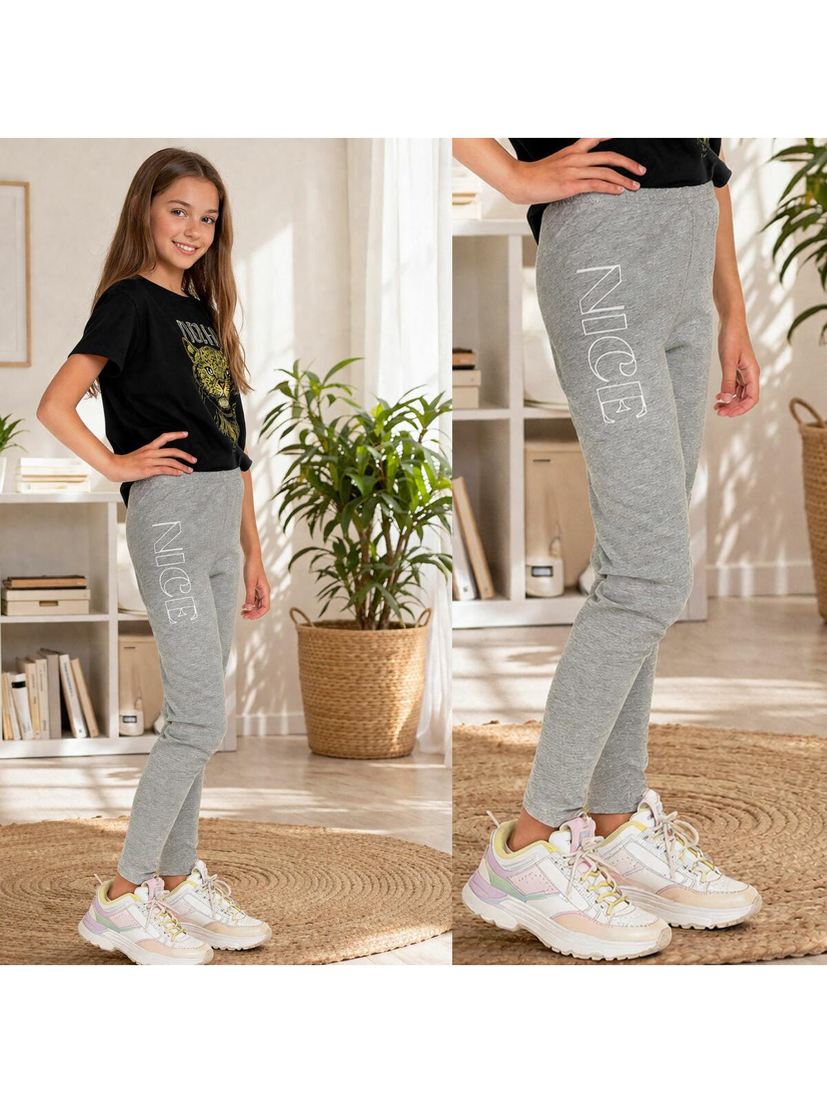 Bawełniane legginsy z nadrukiem