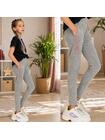 Bawełniane legginsy z nadrukiem