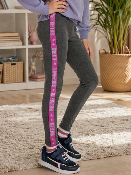 Legginsy z ozdobnym lampasem