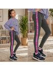 Legginsy z ozdobnym lampasem