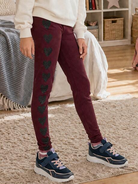 Legginsy z ozdobnym nadrukiem