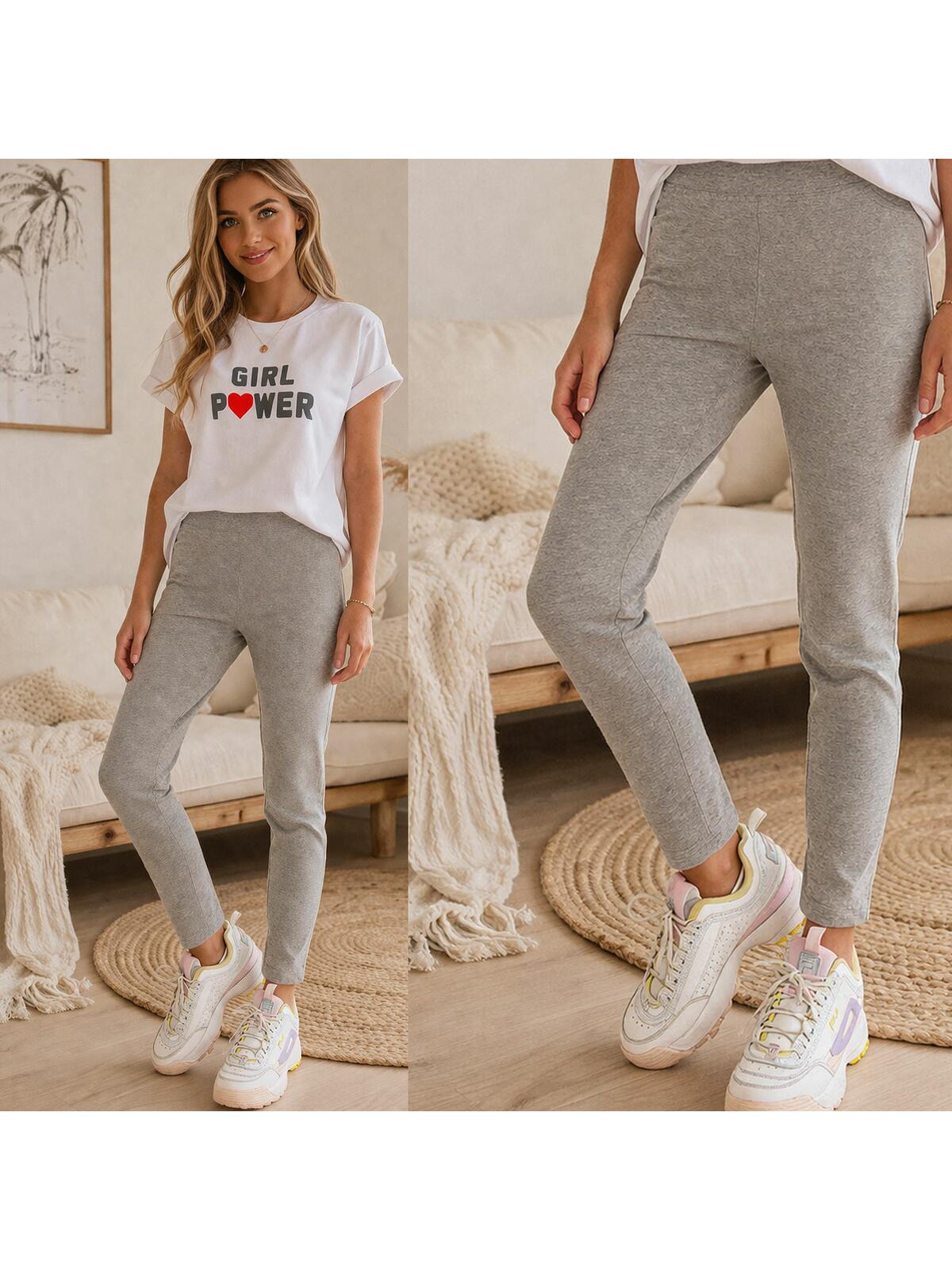 Gładkie legginsy