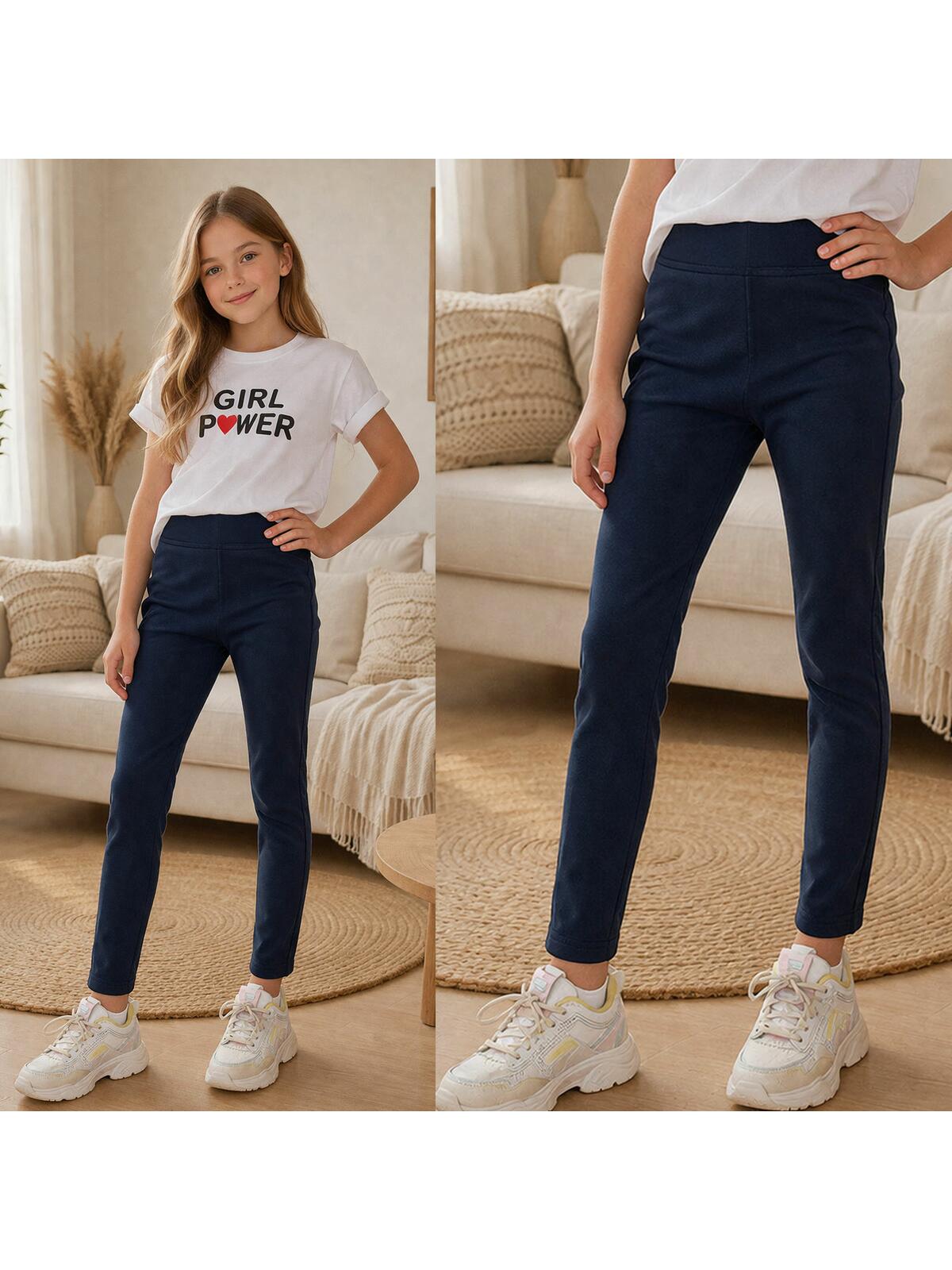 Gładkie legginsy