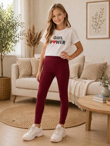 Gładkie legginsy
