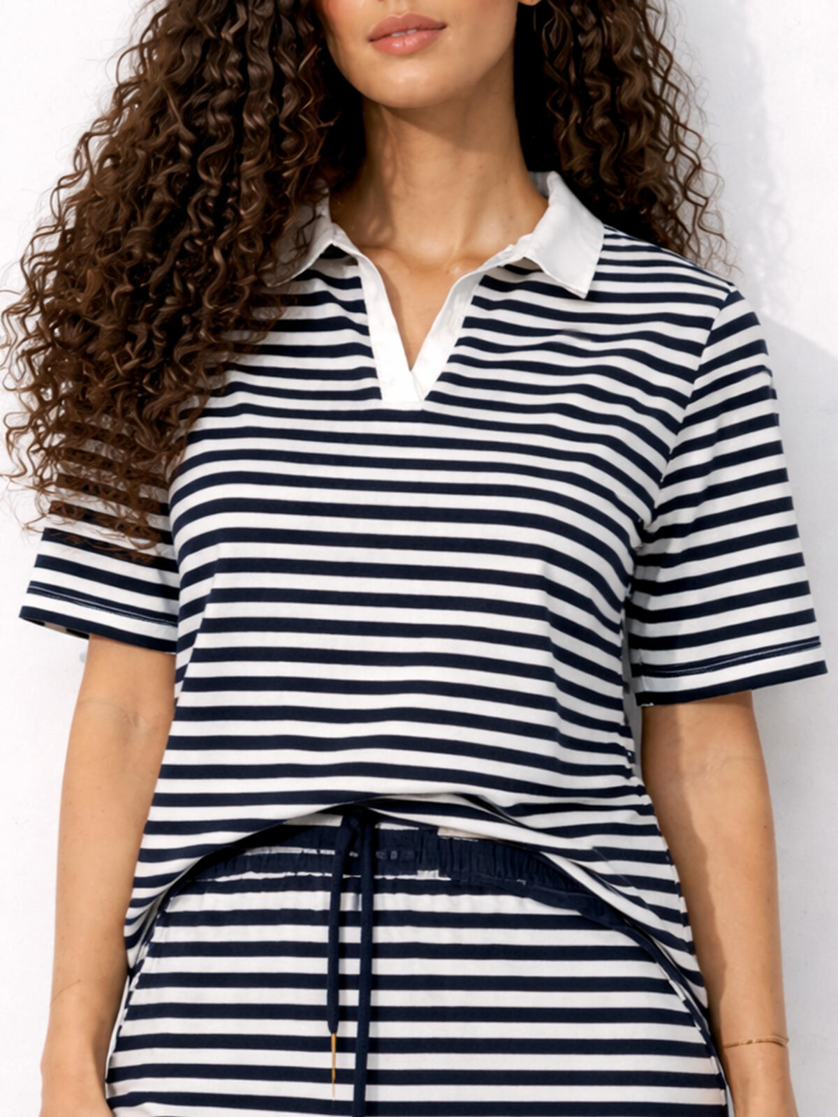 Bawełniany T-shirt polo