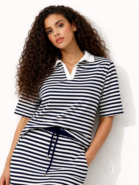 Bawełniany T-shirt polo