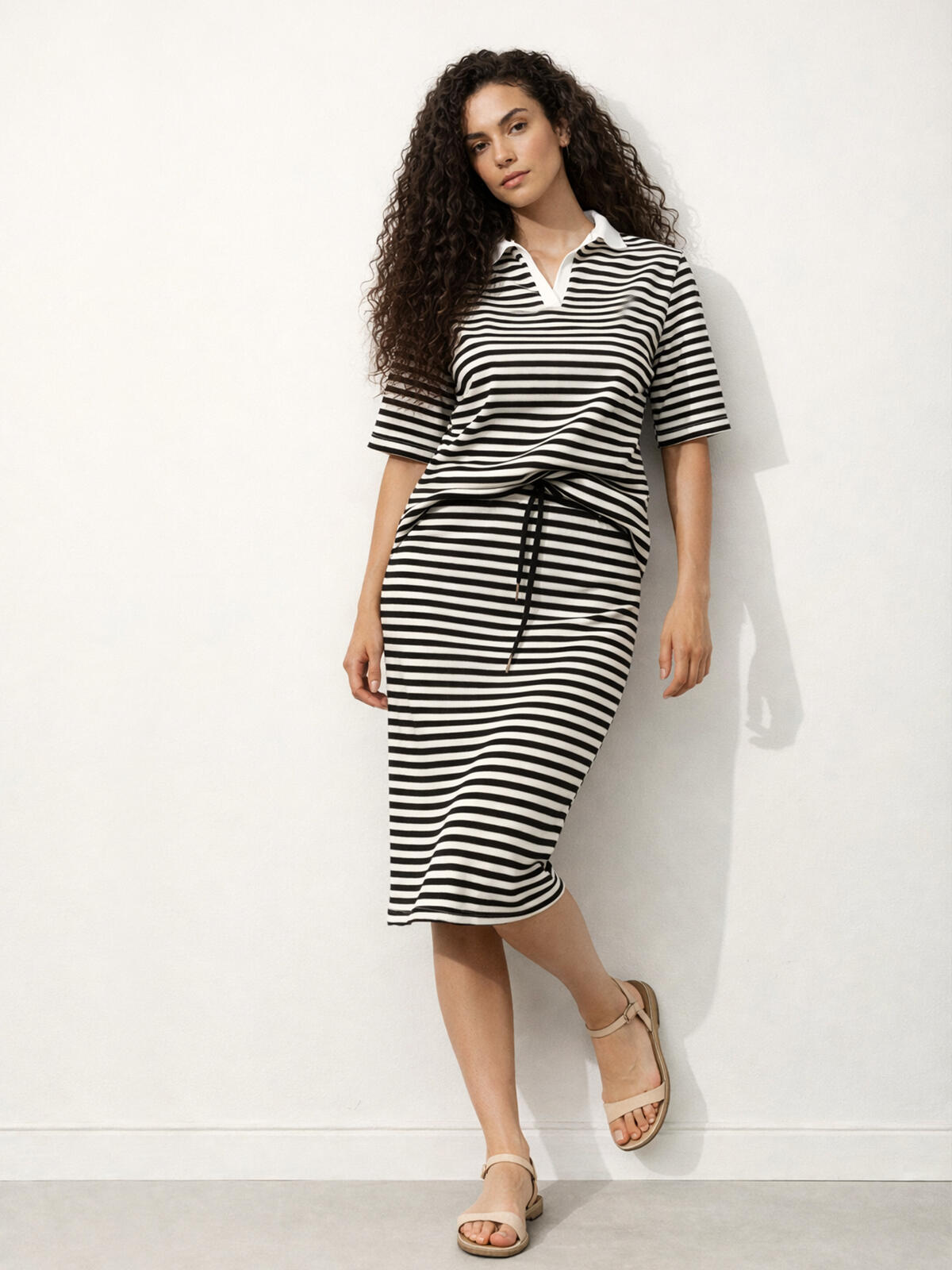 T-shirt polo bawełniany