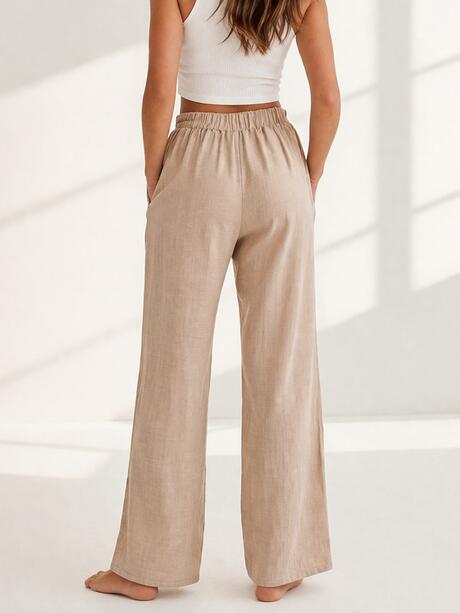 Lekkie spodnie z wiskozą