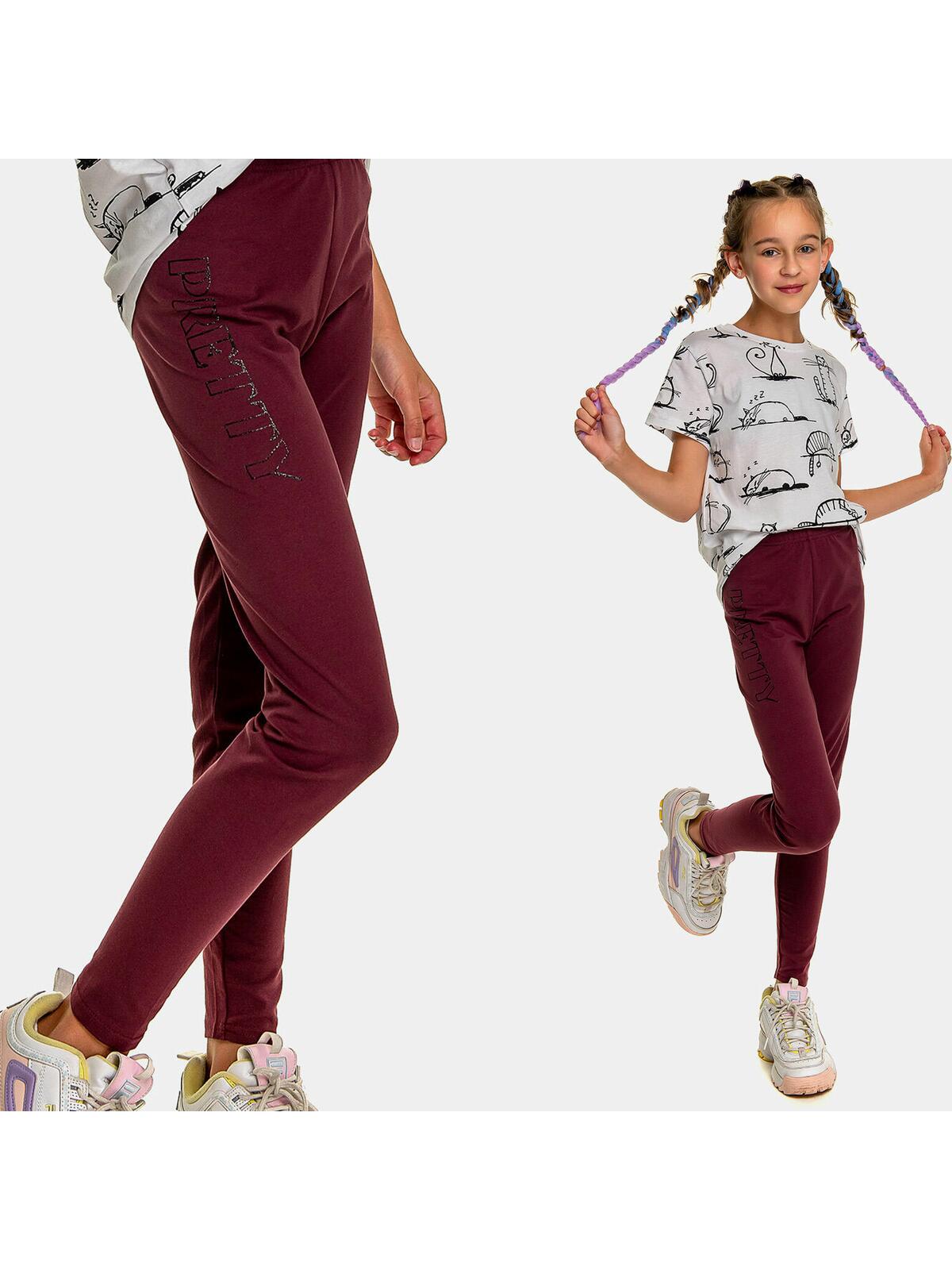 Bawełniane legginsy z nadrukiem