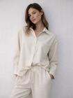 Koszula z domieszką lnu