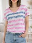 Modny t-shirt w paski