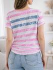 Modny t-shirt w paski