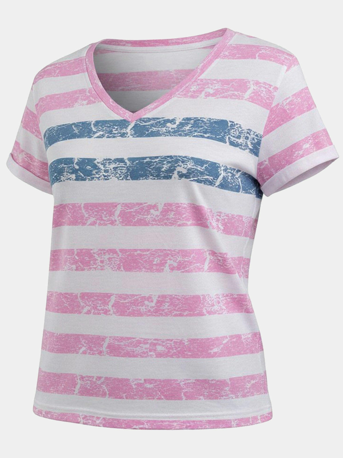 Modny t-shirt w paski