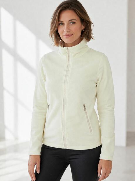 Bluza polarowa z wysokim kołnierzem