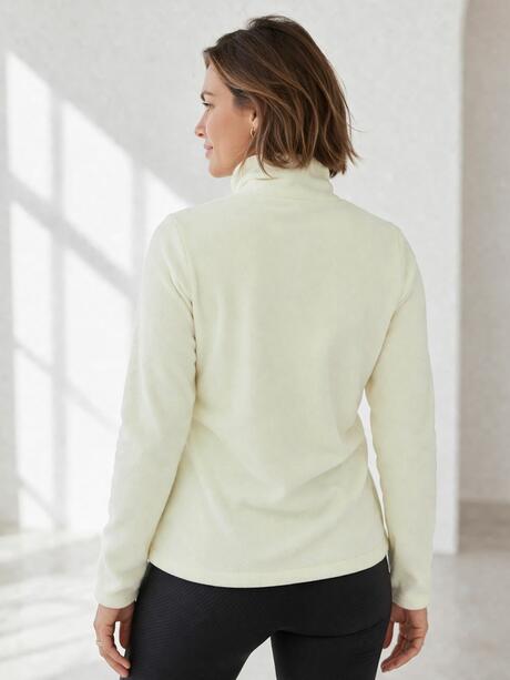 Bluza polarowa z wysokim kołnierzem